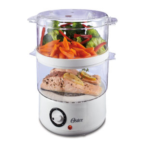 Oster 5-Quart (CKSTSTMD5-W) Food Steamer with 2 Compartments best electric presure cooker