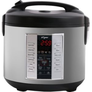 Rice Cooker 20 Cups Cooked with Digital LED Controls