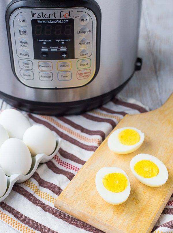 Pressure cooker hard boiled eggs