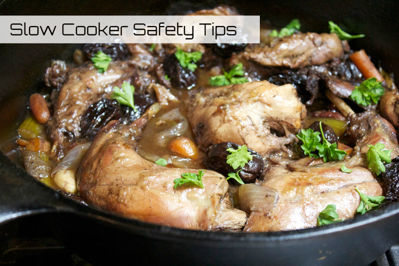 Slow Cooker Safety tips