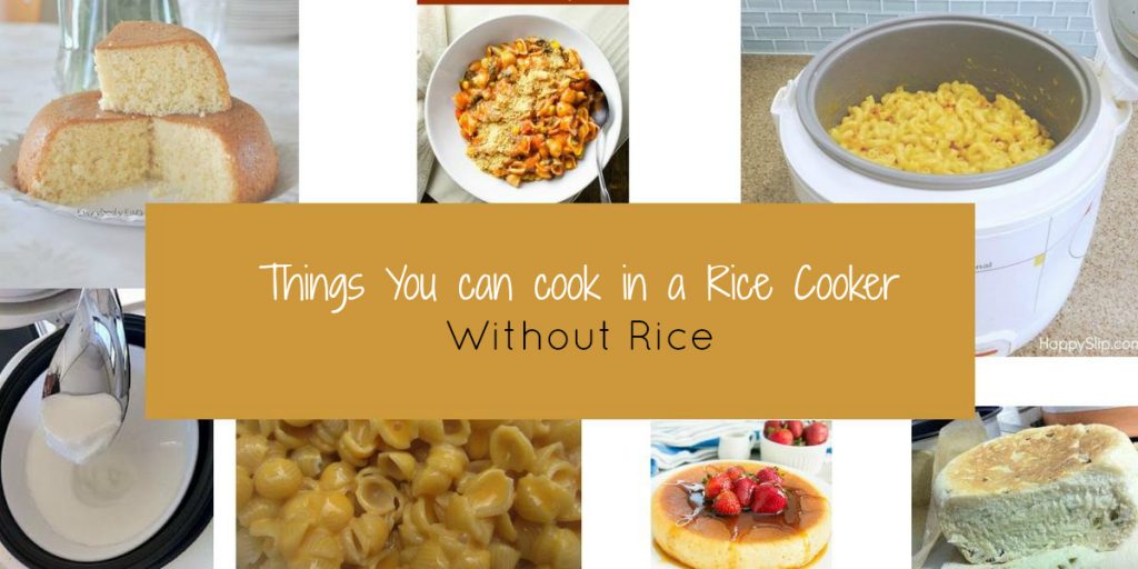 things you can cook in a rice cooker